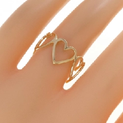 K18YG Nhẫn Hình Trái Tim - Hàng hiệu Chính Hãng 849379