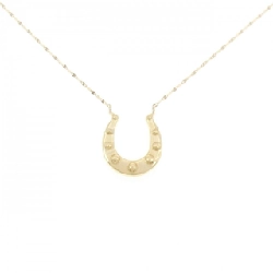 K18YG Mặt dây chuyền hình móng ngựa × ngôi sao - Hàng hiệu Chính hãng