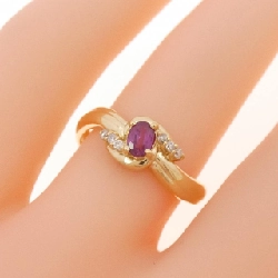 Nhẫn ruby K18YG 671699