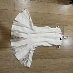 Váy tweed trắng Cocosin - size S 476020