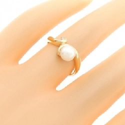 Nhẫn ngọc trai Akoya K18YG 5.6mm 671061
