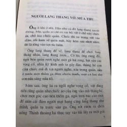 Người lang thang với mùa thu 2001 mới 70% ố bẩn nhẹ Ngô Văn Phú HPB0906 SÁCH VĂN HỌC 160958