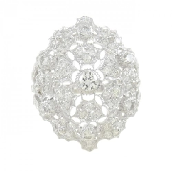 Nhẫn kim cương K18WG 672340