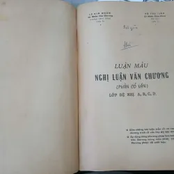NGHỊ LUẬN QUỐC VĂN LUYỆN THI TÚ TÀI I - TẬP 2 687913