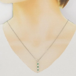 Dây chuyền ngọc lục bảo PT900/PT850 0.24CT - Hàng hiệu Authentic 860969