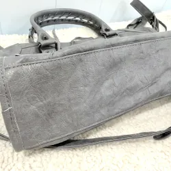 ✨ TÚI DA THẬT FORM BALEN SIÊU XINH – XÁM GHI CỰC TÂY ✨ 975923