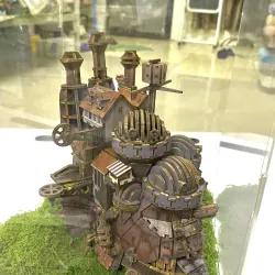 ※Mô hình lắp ráp gỗ Miyazaki Hayao trong phim Howl's Moving Castle, đồ trang trí 779788