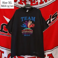 Áo phông mỹ đen size XL (75kg-dưới 100kg) 994189