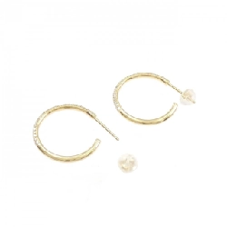 Bông tai kim cương 18KYG/K18YG 1.36CT - Hàng hiệu Authentic 869344