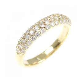 Nhẫn kim cương Pavé K18YG 0.50CT