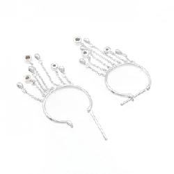 K18WG Bông tai kim cương 0.14CT - Hàng hiệu Chính hãng 877124