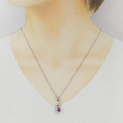 Dây chuyền ruby PT900/PT850 0.73CT - Hàng hiệu Chính hãng 861686