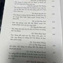 SÁCH TƯ TƯỞNG HỒ CHÍ MINH VỀ CÁN BỘ 700681