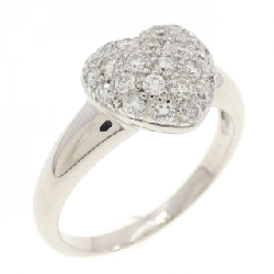 Nhẫn kim cương hình trái tim K18WG 0.50CT