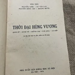 THỜI ĐẠI HÙNG VƯƠNG : LỊCH SỬ - KINH TẾ - CHÍNH TRỊ - VĂN HÓA - XÃ HỘI 714656
