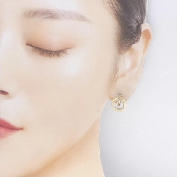 K18YG/K18WG Bông tai - Hàng hiệu Authentic 866404