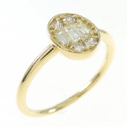 【Sản phẩm mới】Nhẫn kim cương K18YG 0.30CT