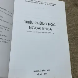 TRIỆU CHỨNG HỌC NGOAI KHOA, NHÀ XUẤT BẢN Y HỌC, SÁCH Y HỌC, KHỔ LỚN 569826