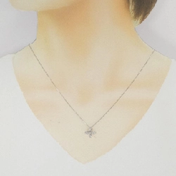 K18WG/750WG Hoa Tai Kim Cương Dây Chuyền 0.10CT - Hàng hiệu Chính hãng 860568