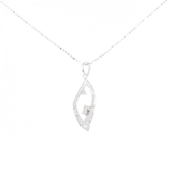 K18WG Dây chuyền kim cương 0.2CT - Hàng hiệu Chính hãng