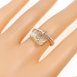 Nhẫn kim cương 0.24CT - Hàng hiệu Authentic 18KPG Hoa × Túi 855814