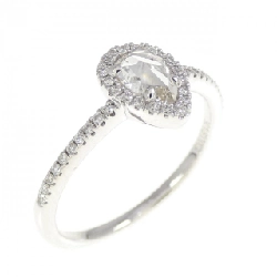 Nhẫn kim cương K18WG 0.39CT