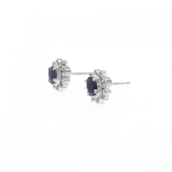 K14WG Sapphire Earrings - Hàng hiệu Authentic 865998