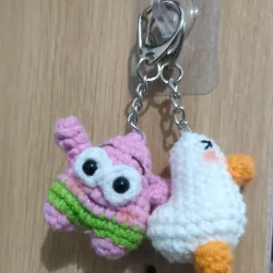 Móc khóa hình vịt ngố 4×3cm (hàng đặt trước) 788623