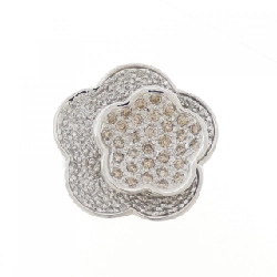 Nhẫn kim cương pavé hoa K18WG 1.00CT - Hàng hiệu Authentic 854082