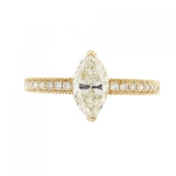 Nhẫn kim cương K18YG 0.61CT - Hàng hiệu Authentic 855515