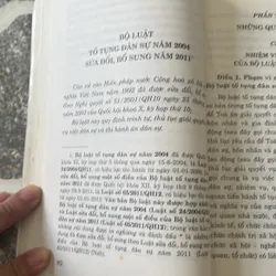 Bộ luật Tố tụng dân sự 2004 sửa đổi 2011 711318