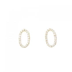 K18YG Bông tai kim cương 0.20CT - Hàng hiệu Chính hãng