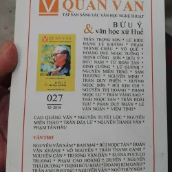 Tập san văn học nghệ thuật Quán Văn số 027 1022460