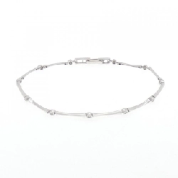 K18WG Vòng tay kim cương 0.05CT - Hàng hiệu Chính hãng 874235