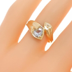Nhẫn Aquamarine Hình Trái Tim K18YG - Hàng hiệu Chính hãng 850047