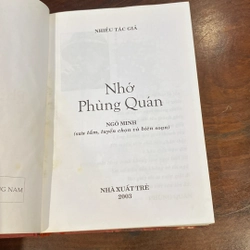 NHỚ PHÙNG QUÁN, BẢN BÌA CỨNG (XB 2003) 508127