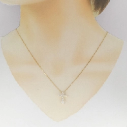 K18YG Dây chuyền kim cương hình chữ thập 0.51 - Hàng hiệu Chính hãng 862194