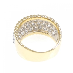 Nhẫn kim cương Pavé K18YG/PT900 2.37CT 673047