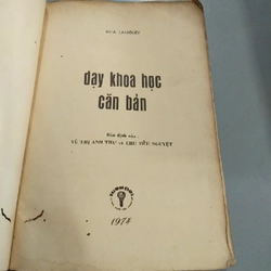 DẠY KHOA HỌC CĂN BẢN 272526