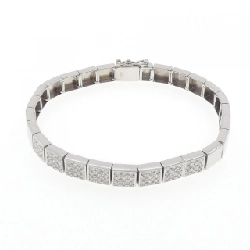 K18WG Pave Diamond Bracelet - Hàng hiệu Authentic 877868