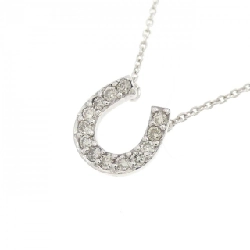 K18WG Mặt dây chuyền hình móng ngựa kim cương 0.13CT - Hàng hiệu Chính hãng 861864