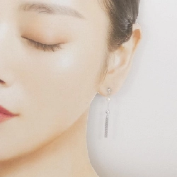 K18WG Bông tai ngọc trai Akoya 3.9mm - Hàng hiệu Chính hãng 868360