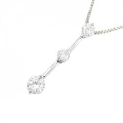 Dây chuyền kim cương ba viên PT900/PT850 0.50CT - Hàng hiệu Chính hãng 859616