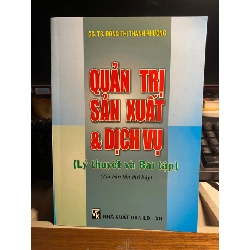 Quản Trị Sản Xuất Và Dịch Vụ- GSTS Đồng Thị Thanh Phương STB935
