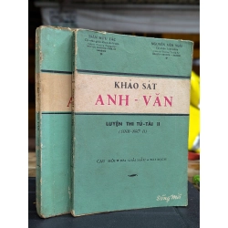 KHẢO SÁT ANH VĂN LUYỆN THI TÚ TÀI I VÀ II - NGUYỄN VĂN NGÃI