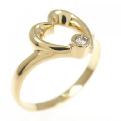 Nhẫn kim cương hình trái tim K18YG