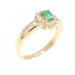 Nhẫn ngọc lục bảo K18YG 0.20CT