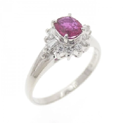 Nhẫn Ruby PT900 0.36CT - Hàng hiệu Chính hãng