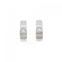 Khuyên tai Cartier Love Half Diamond