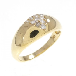 Nhẫn kim cương K18YG 0.15CT - Hàng hiệu Authentic